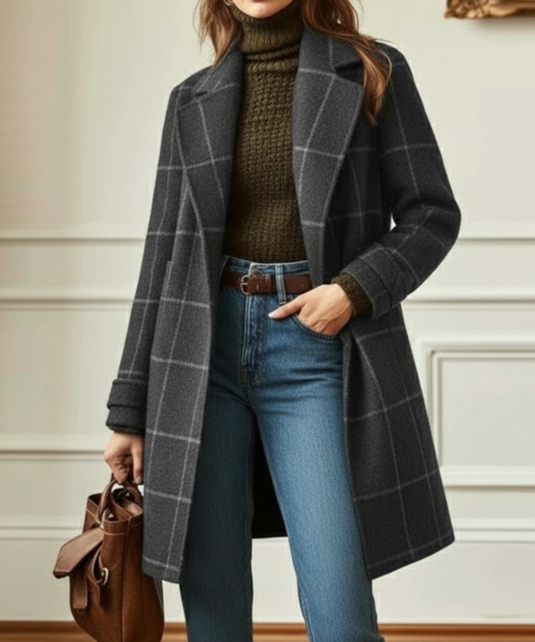 Cambridge Wool Check Coat