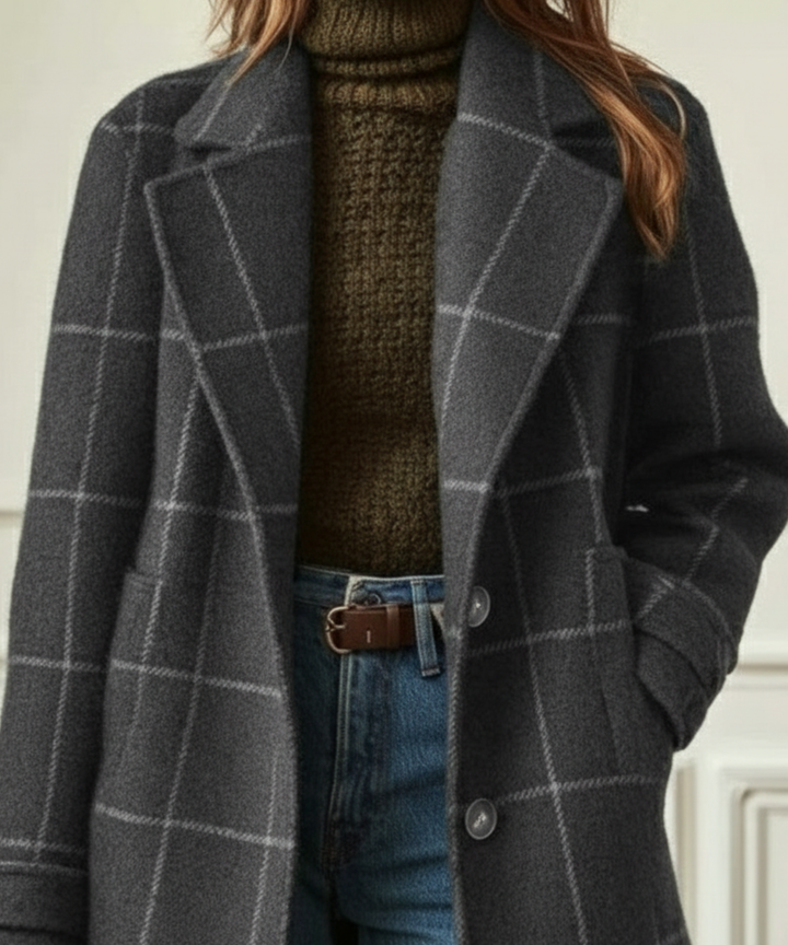Cambridge Wool Check Coat