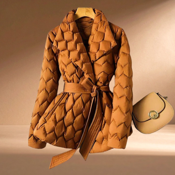 Avery | Quilted Down Coat