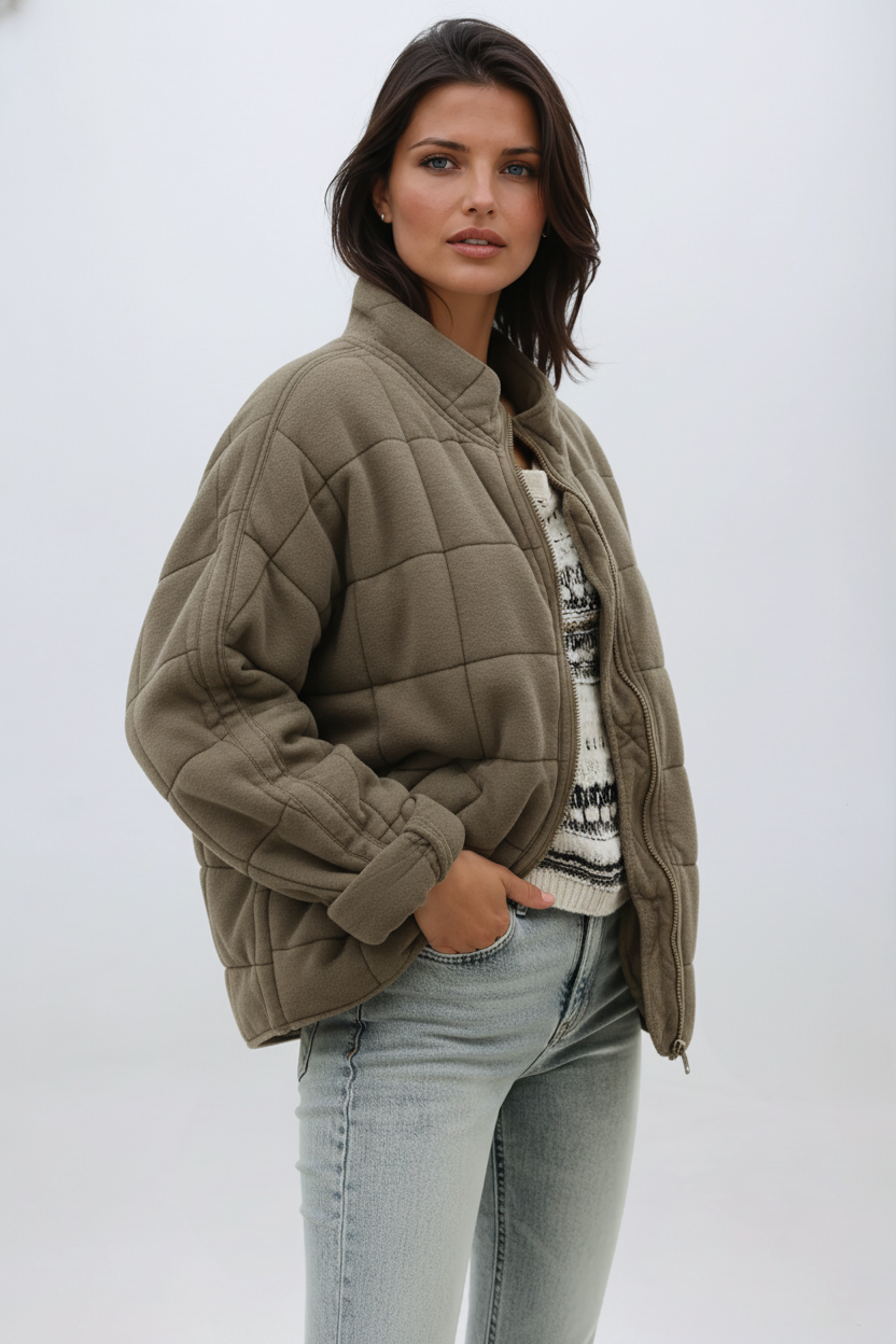 Helene | Oversized Quilted Jacket